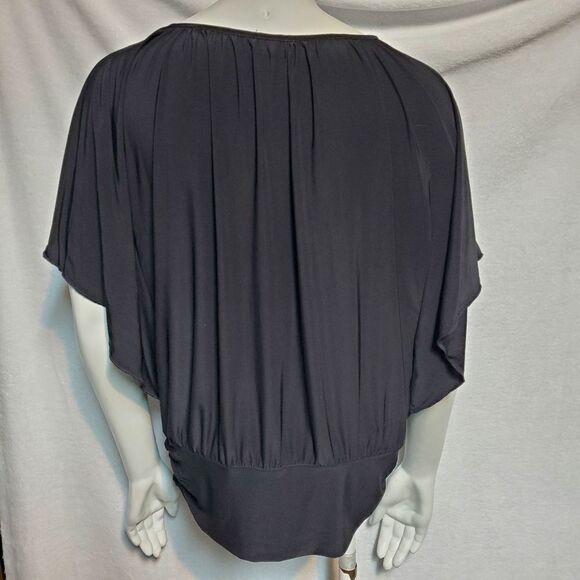 Fashion Gold Black Flower Top - Picture 4 of 5